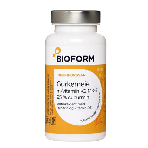 Bioform gurkemeie med k2 60 kap