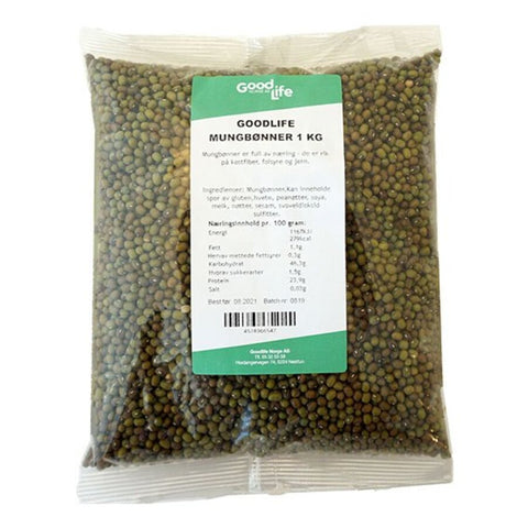 Goodlife mungbønner 1 kg