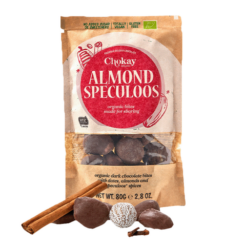 Chokay Speculoos Dadler Med Sjokolade & Mandler Øko 80gr