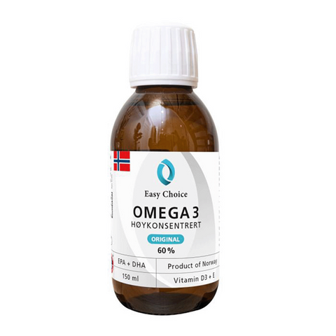 Easy Choice flytende høykonsentrert Omega-3 150 ml