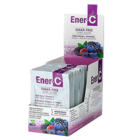 Ener-C 1000 mg vitamin C bær 30 poser