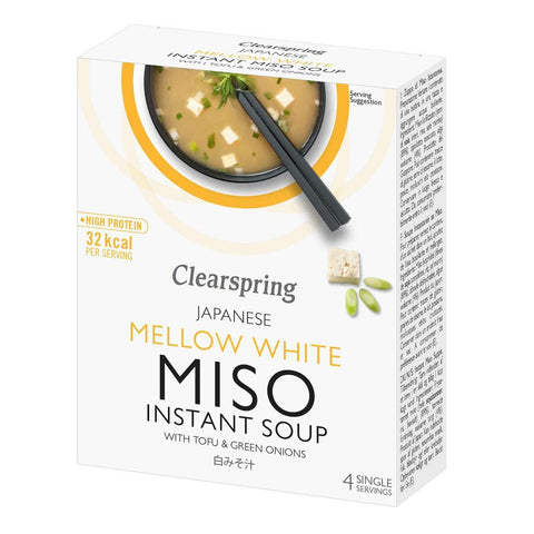 Clearspring ingefær & gurkemeie miso suppe 4 x 15 g