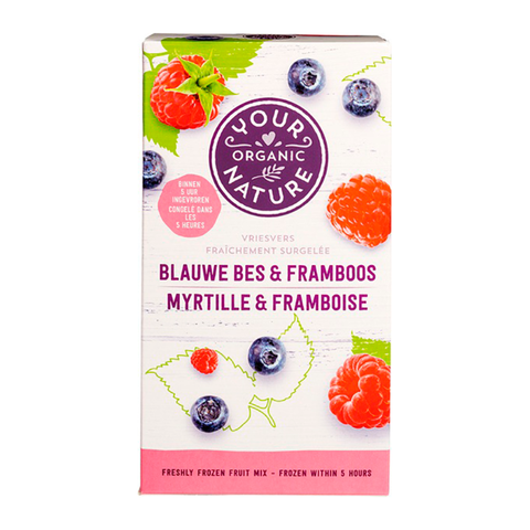 Your Organic Nature Blåbær og Bringebær 250 gr