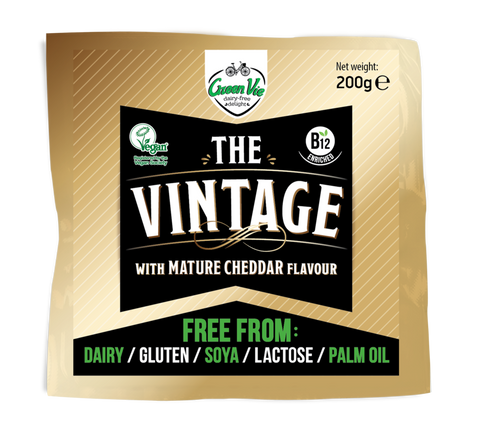 Greenvie Vintage Cheddar Blokk 200g