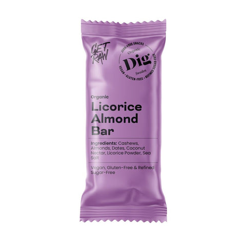 Get Raw lakris & mandel bar 42 g