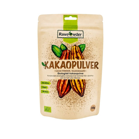 RAWPOWDER KAKAOPULVER ØKOLOGISK 250 GR