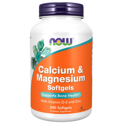 Now kalsium-magnesium + D3 + sink 120 kapsler