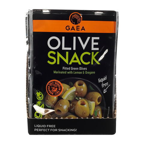 Gaea Olive Snack Lemon and Oregano 65 g