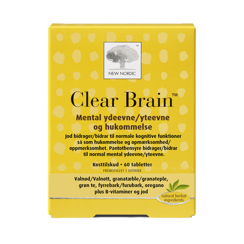New Nordic Clear Brain 60 tab