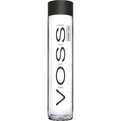 VOSS kullsyrevann glassflaske 375 ml