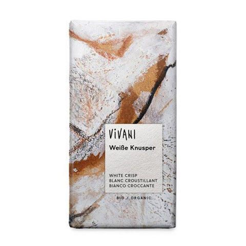 Vivani hvit krisp sjokolade 100 gr