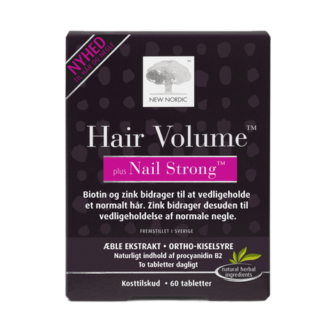 New Nordic Hair Volume plus Nails Strong 60 tab