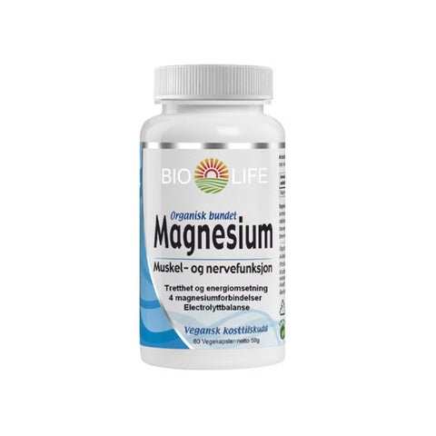 BIO LIFE MAGNESIUM 60 KAPSLER