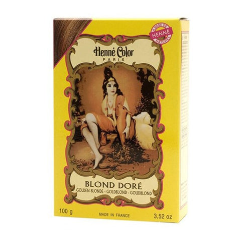 Henna gyldenblond hår farge pulver 100 gr