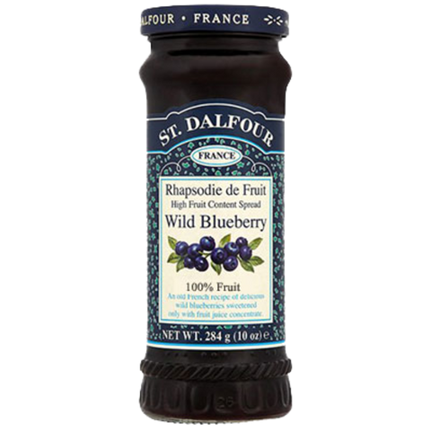 St dalfour wild blueberry syltetøy 284 gr