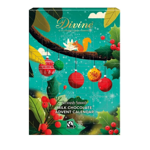 DIVINE MELKESJOKOLADE ADVENT KALENDER 85 GR