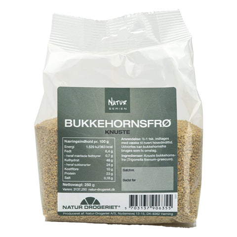 Naturdrogeriet Bukkehornsfrø, knust 250g 2025