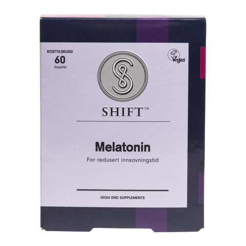 SHIFT Melatonin 1 mg 60 kapsler