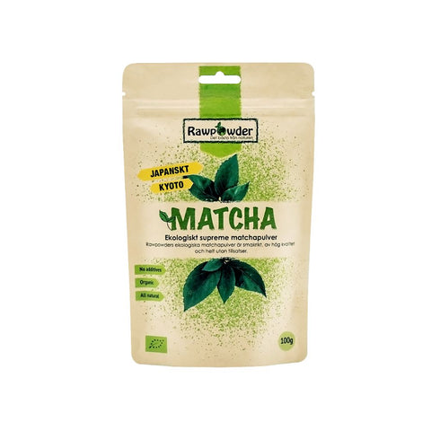 RAWPOWDER MATCHA ØKOLOGISK 100 GR