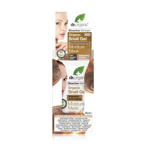 Dr Organic snail gel moisture mask 10 ml