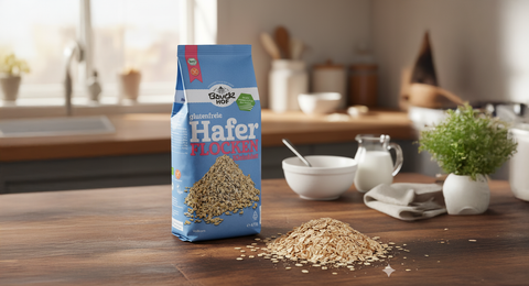 På Bauck glutenfri små havregryn 475 g