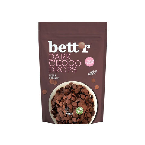 Bett´r mørke sjokoladeknapper 200 g - Kinsarvik NaturkostBaketilsetningBett´r3800233780826helsekost