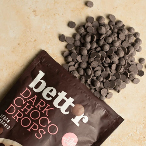 Bett´r mørke sjokoladeknapper 200 g - Kinsarvik NaturkostBaketilsetningBett´r3800233780826helsekost