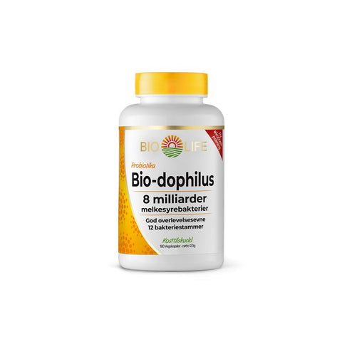 Bio Life Bio - dophilus 180 kapsler - Kinsarvik NaturkostProbiotikaBio life5060319001131helsekost