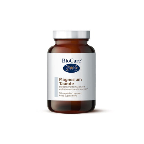 Biocare magnesium taurate 60 kap - Kinsarvik NaturkostMagnesiumBiocare5033290976606helsekost