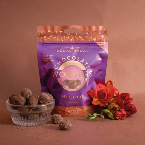 Booja Booja chocolate wonders hazelnut 65 g - Kinsarvik NaturkostVegansk sjokoladeBooja booja5060002044438#helsekost#