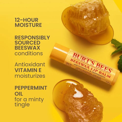 Burt`s Bees beeswax lip balm - Kinsarvik NaturkostLeppepleieBurts bees792850130005helsekost