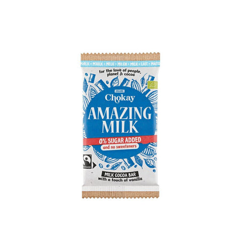 Chokay Amazing Milk Melkesjokolade & Vanilje 70 g - Kinsarvik NaturkostSjokoladeChokay8718481611814helsekost