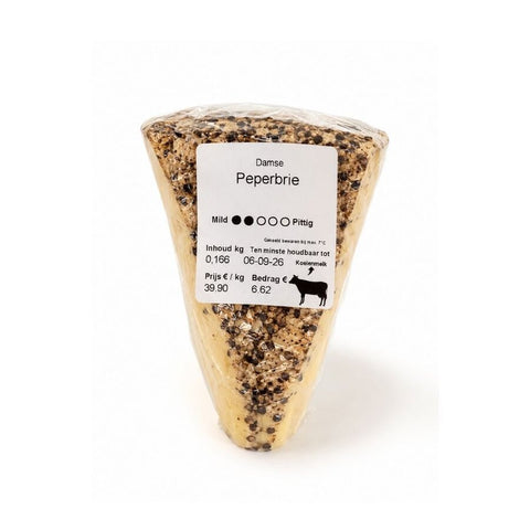 Damse økologisk brie med pepper 160 g (pris per kg) - Kinsarvik NaturkostDamse2321870000000helsekost