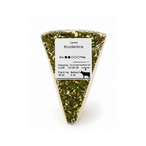 Damse økologisk brie med urter 160 g (pris per kg) - Kinsarvik NaturkostDamse2321872000000helsekost