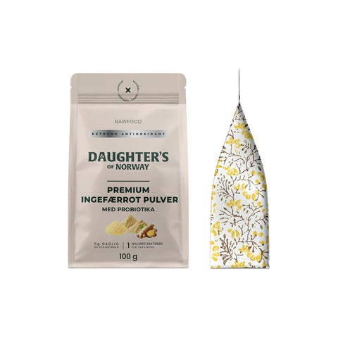 Daughter's Of Norway Premium Gurkemeie 100 g - Kinsarvik NaturkostKrydderDaughter's of norway7090066040112helsekost