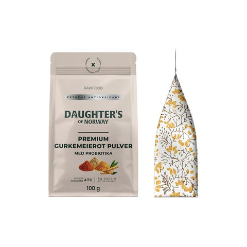 Daughter's Of Norway Premium Ingefær 100 g - Kinsarvik NaturkostKrydderDaughter's of norway7090066040129helsekost