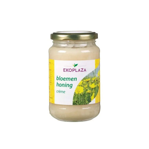 Ekoplaza økologisk blomsterhonning kremet 450 g - Kinsarvik NaturkostHonning & sirupEkoplaza8711521910328helsekost