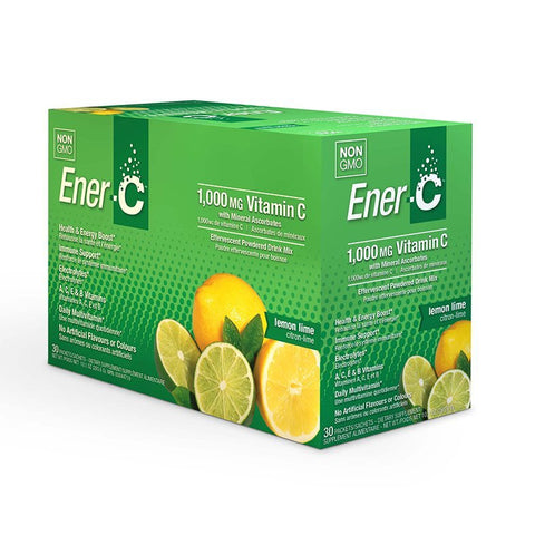 Ener - C 1000mg vitamin C lemon lime 30 poser - Kinsarvik NaturkostVitamin CEner - c873024001014helsekost