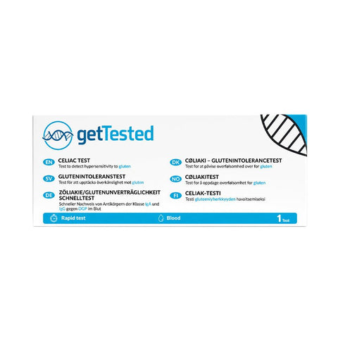 GetTested cøliakitest 1 stk - Kinsarvik NaturkostHjemmetesterGet tested7340221700277#helsekost#