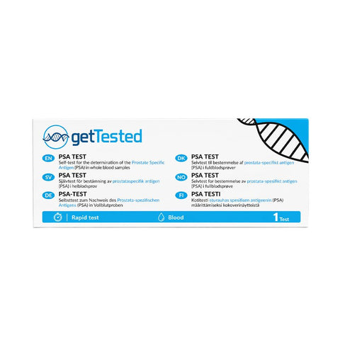 GetTested PSA test 1 stk - Kinsarvik NaturkostHjemmetesterGet tested7340221700253#helsekost#