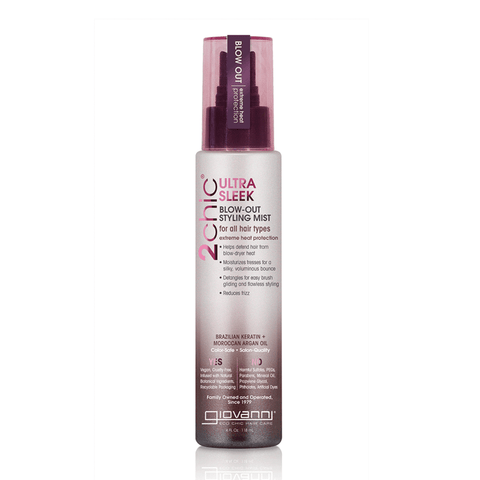Giovanni keratin & argan blow out styling mist 118 ml - Kinsarvik NaturkostHårstylingGiovanni716237183675#helsekost#