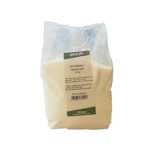 Goodlife epsom salt 1,5 kg - Kinsarvik NaturkostBadesalt & - oljerGoodlife7055036369907helsekost