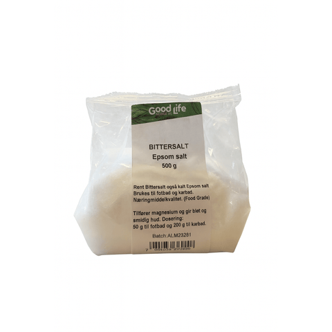 Goodlife epsom salt 500 g - Kinsarvik NaturkostBadesalt & - oljerGoodlife7055030368807helsekost