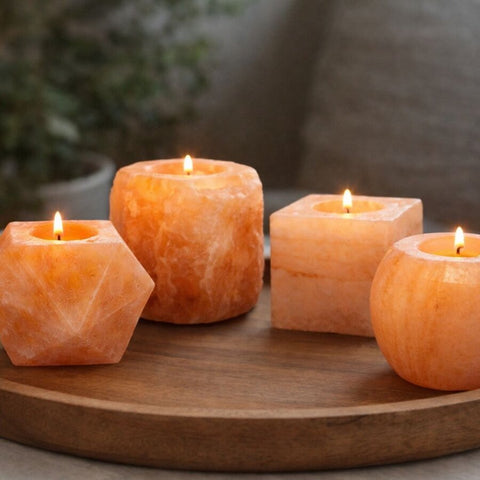 Goodlife himalayan salt candle holder crafted square - Kinsarvik NaturkostMineral- og saltlamperGoodlife7090017083366helsekost