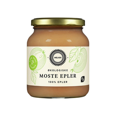 Helios eplemos usøtet 360 g - Kinsarvik NaturkostFrukt og bær pureeHelios7070622010490#helsekost#