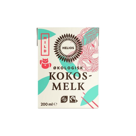 Helios økologisk kokosmelk 200 ml - Kinsarvik NaturkostKokosmelkHelios7029121012313helsekost