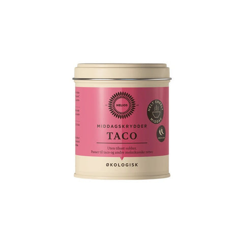 Helios økologisk tacokrydder 70 g - Kinsarvik NaturkostKrydderHelios7029123164904helsekost