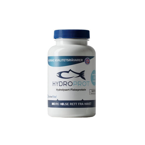 Hydroprot fiskeprotein 120 tab - Kinsarvik NaturkostHydroprot2050307helsekost