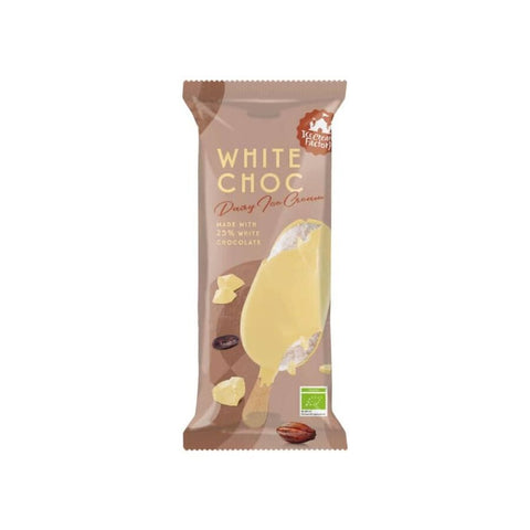 Ice Cream Factory white choc økologisk ispinne 100 ml - Kinsarvik NaturkostIskremIce cream factory8711521158928helsekost