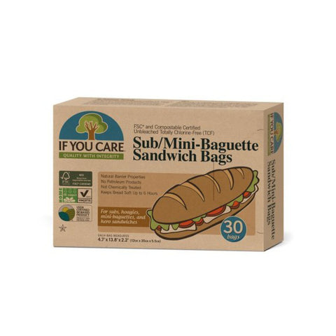 If You Care Mini Baguette Sandwich Bags - Kinsarvik NaturkostHusholdningspapirIf you care770009250248#helsekost#